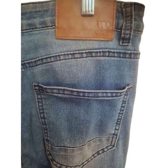 Waimea Men's 32x31 Skinny Fit Distressed Rip Torn Designer Trendy Embroidered - Picture 12 of 16